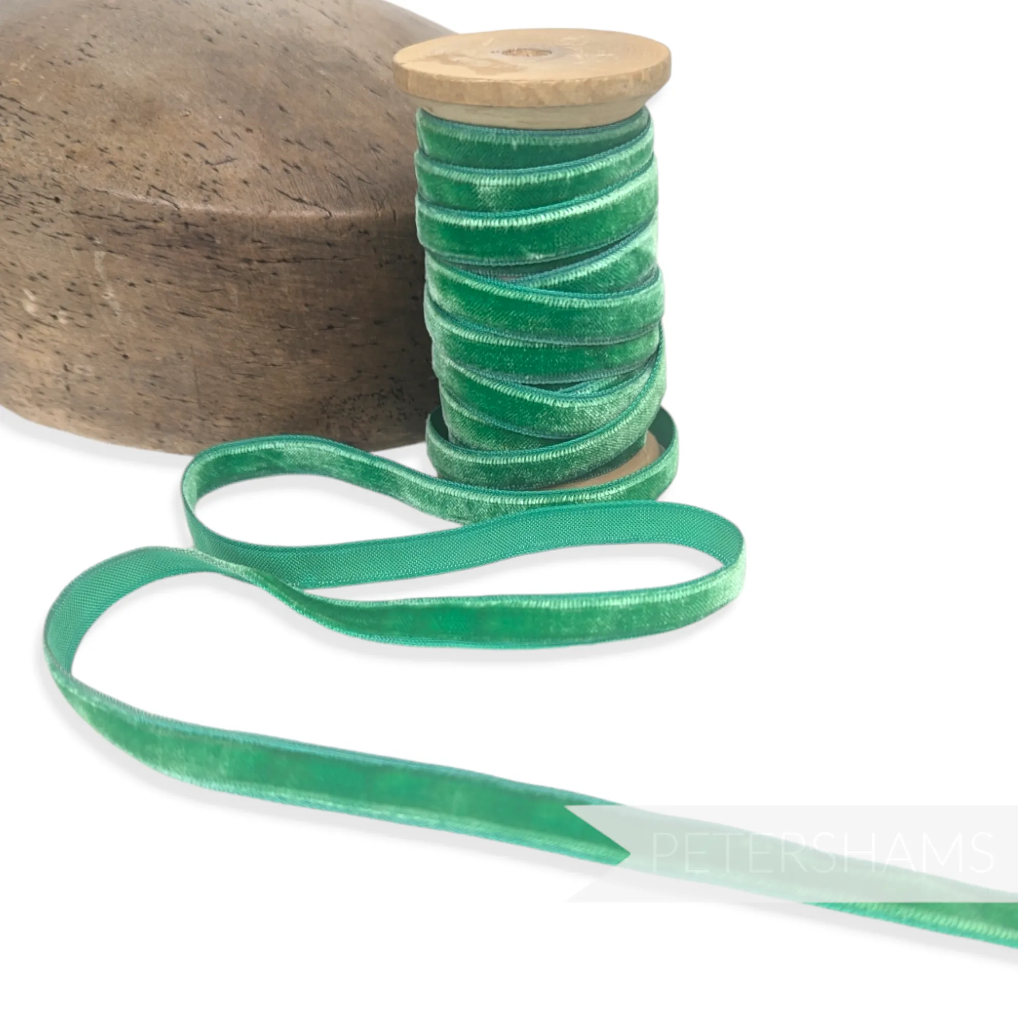 10mm Vintage Velvet Ribbon (Various Makes) - 1m