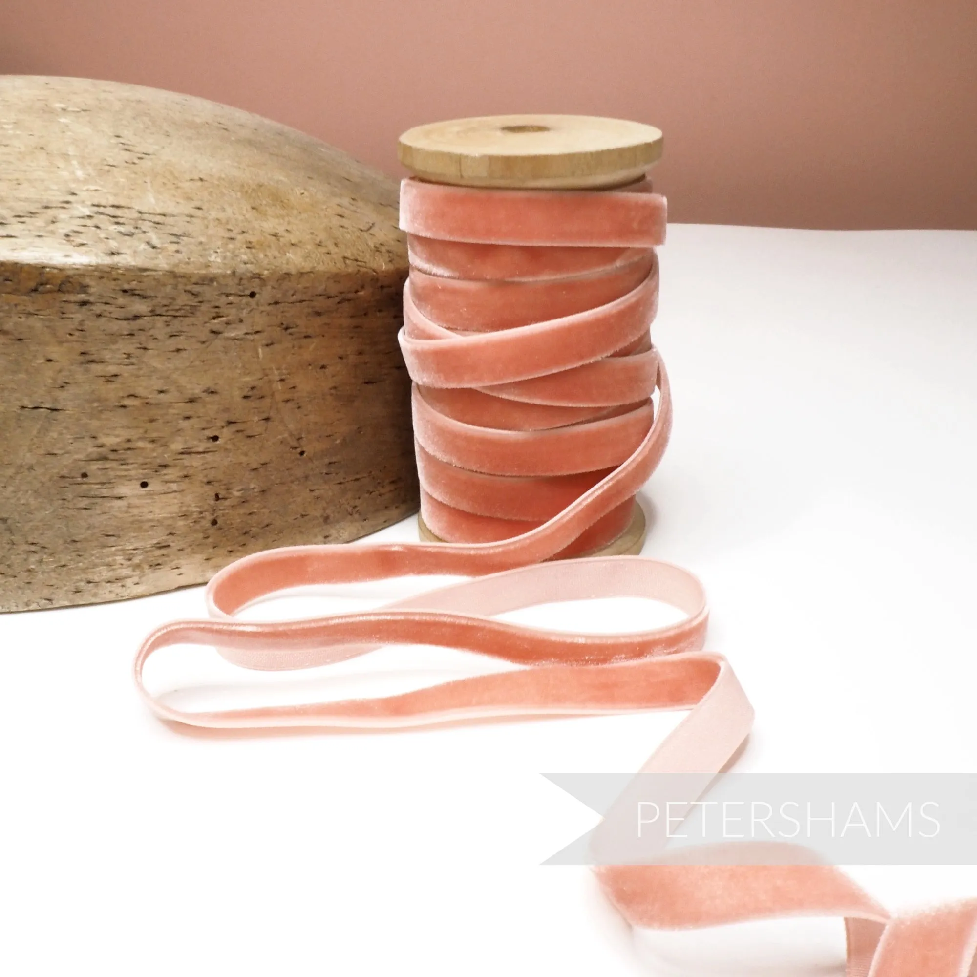10mm Vintage Velvet Ribbon (Various Makes) - 1m