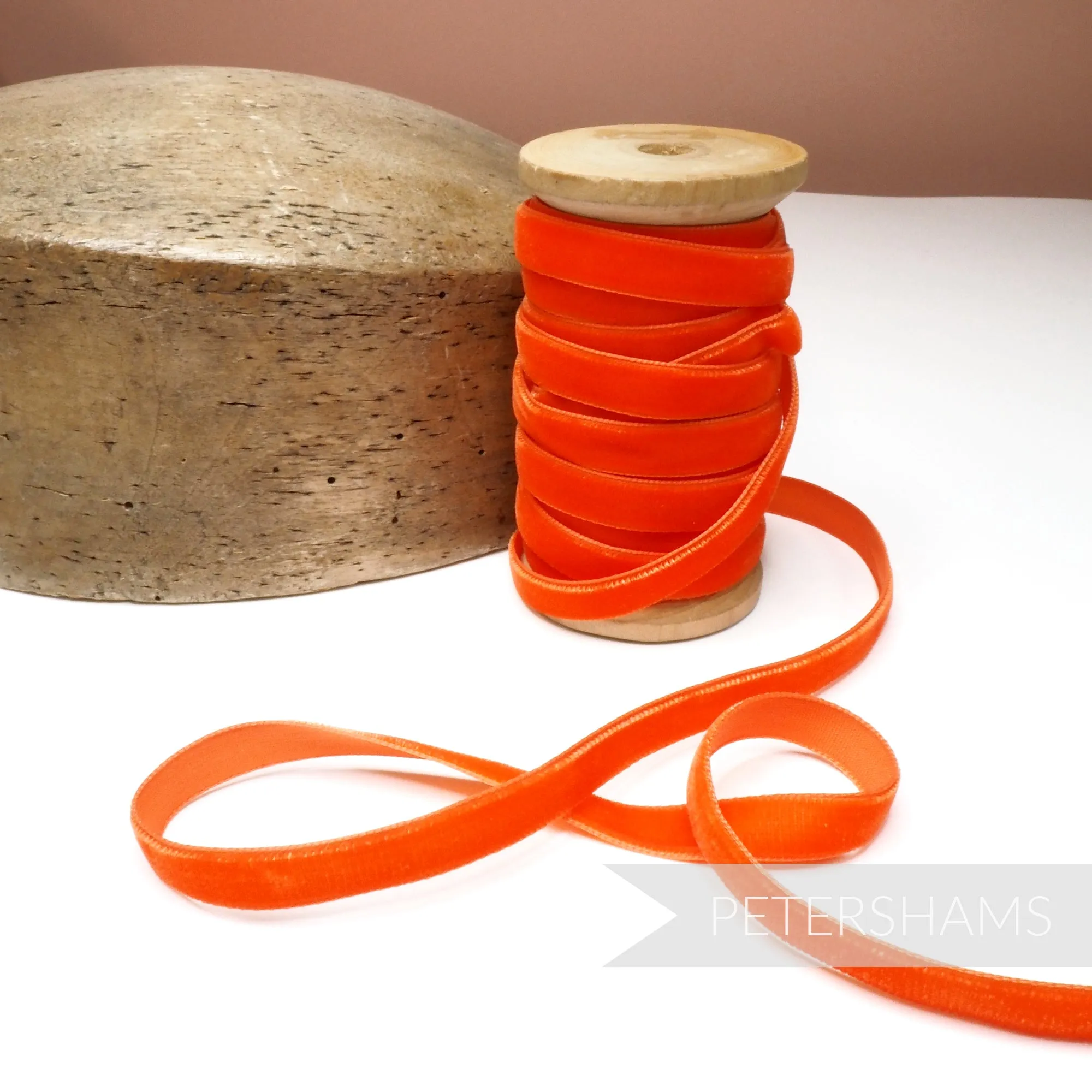 10mm Vintage Velvet Ribbon (Various Makes) - 1m