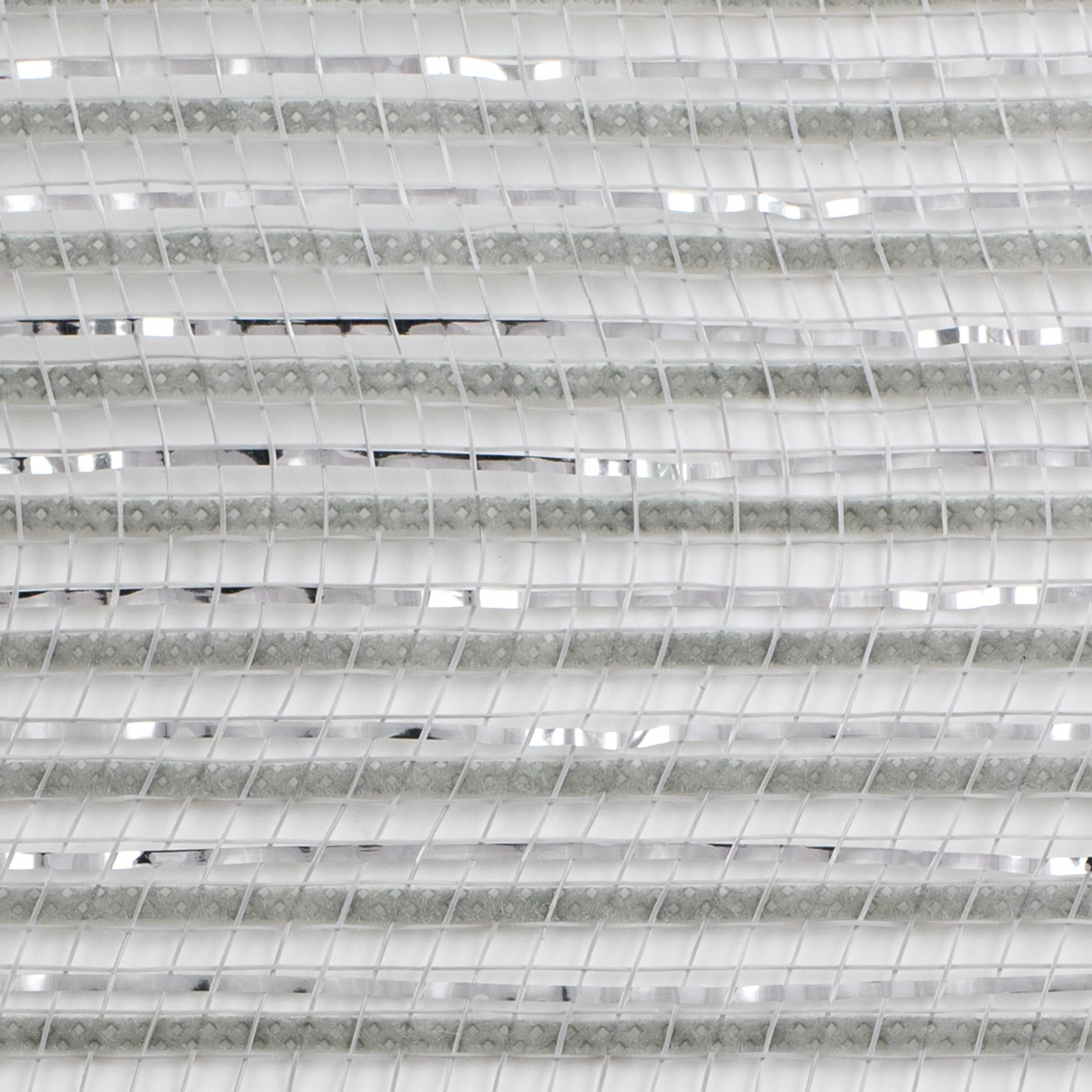 10" Metallic Breeze Mesh: Silver & Grey
