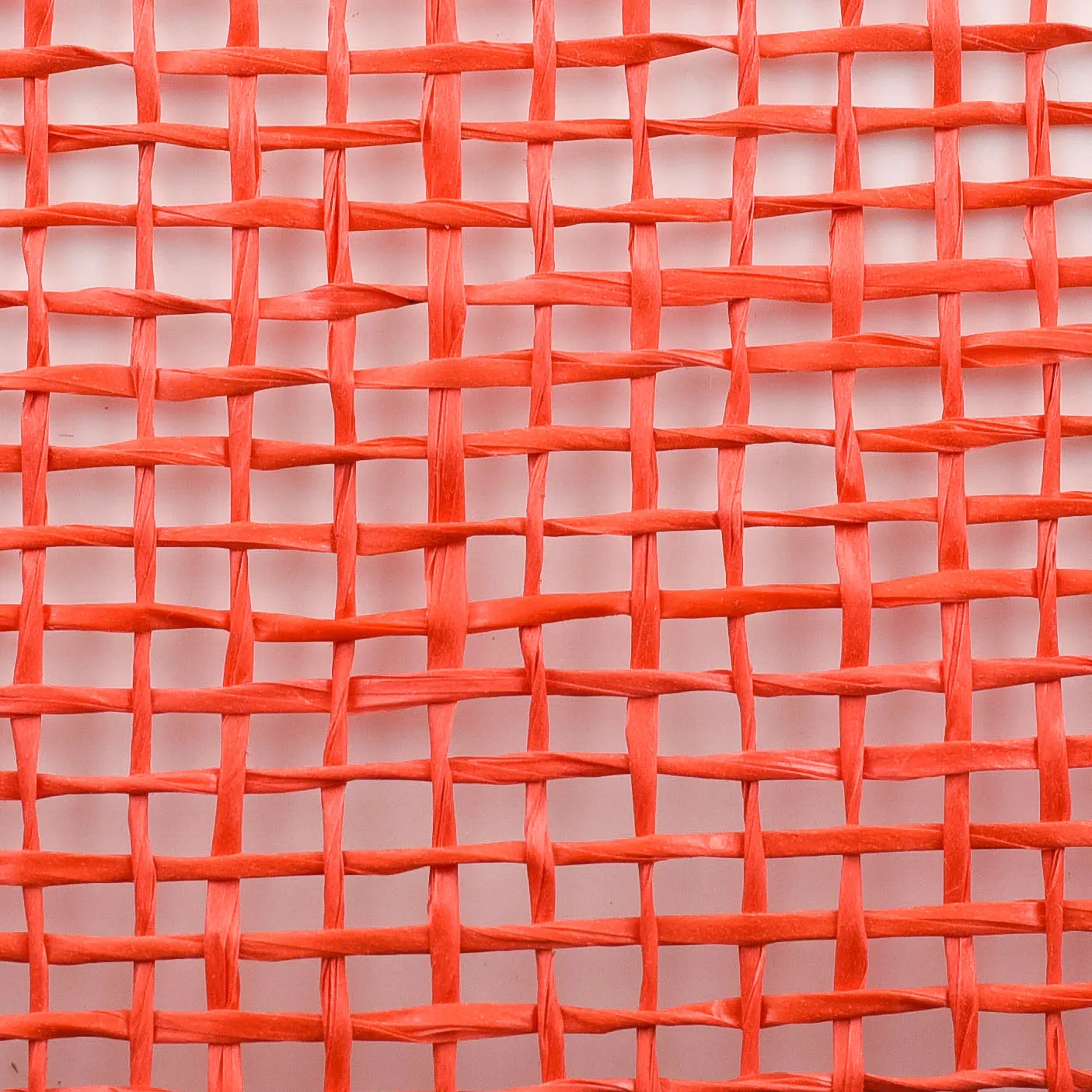 10" Poly Burlap Mesh: Brick Red