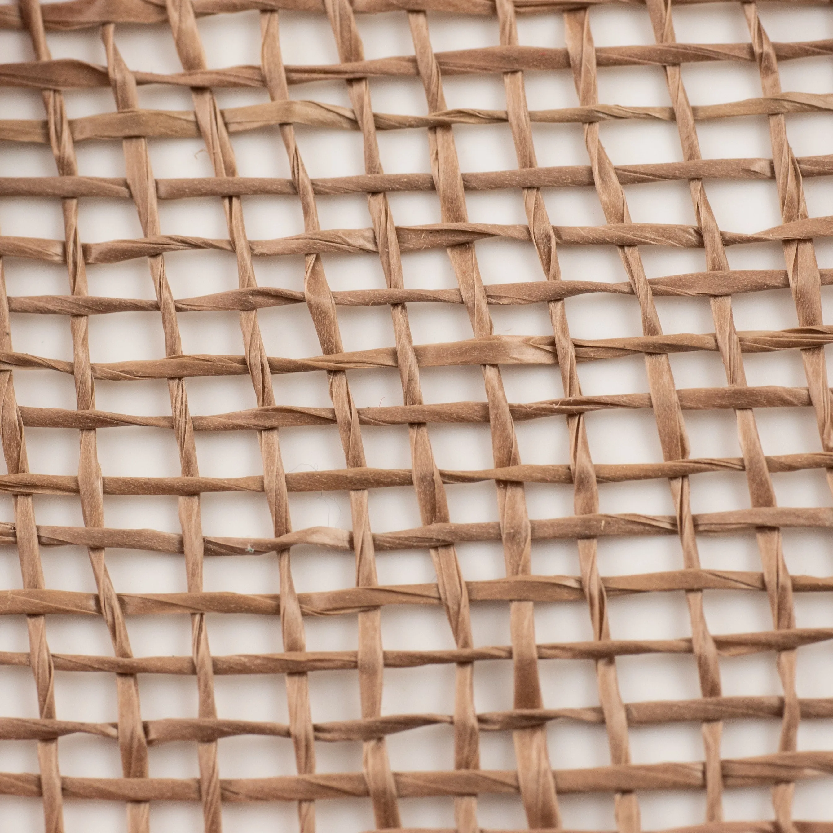 10" Poly Burlap Mesh: Milk Chocolate Brown