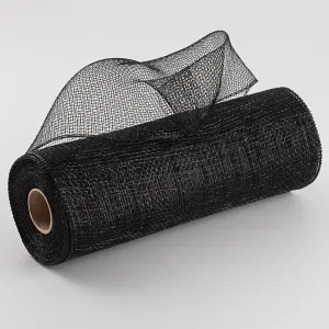 10" Poly Deco Mesh: Black