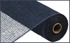 10" x 10yds Poly Burlap Mesh: Navy Blue