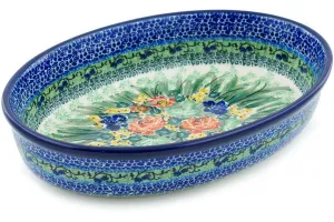 11" Oval Baker - Splendid Meadow