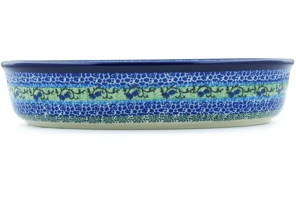 11" Oval Baker - Splendid Meadow