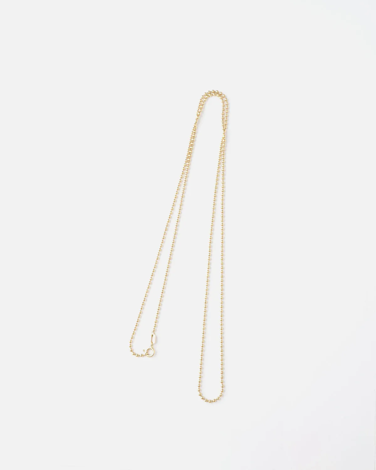 14k Gold Ball Chain Necklace