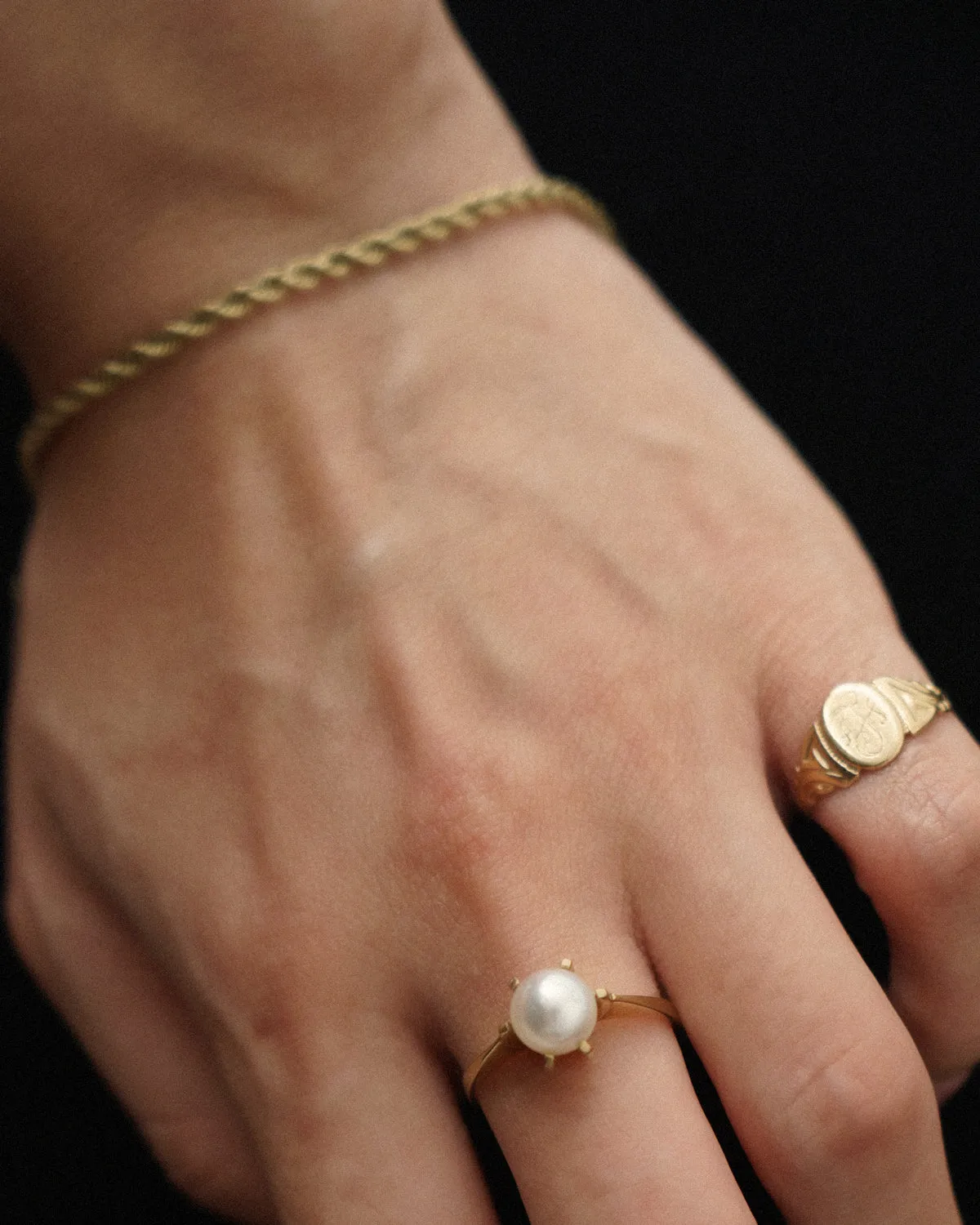 14k Gold Rope Chain Bracelet