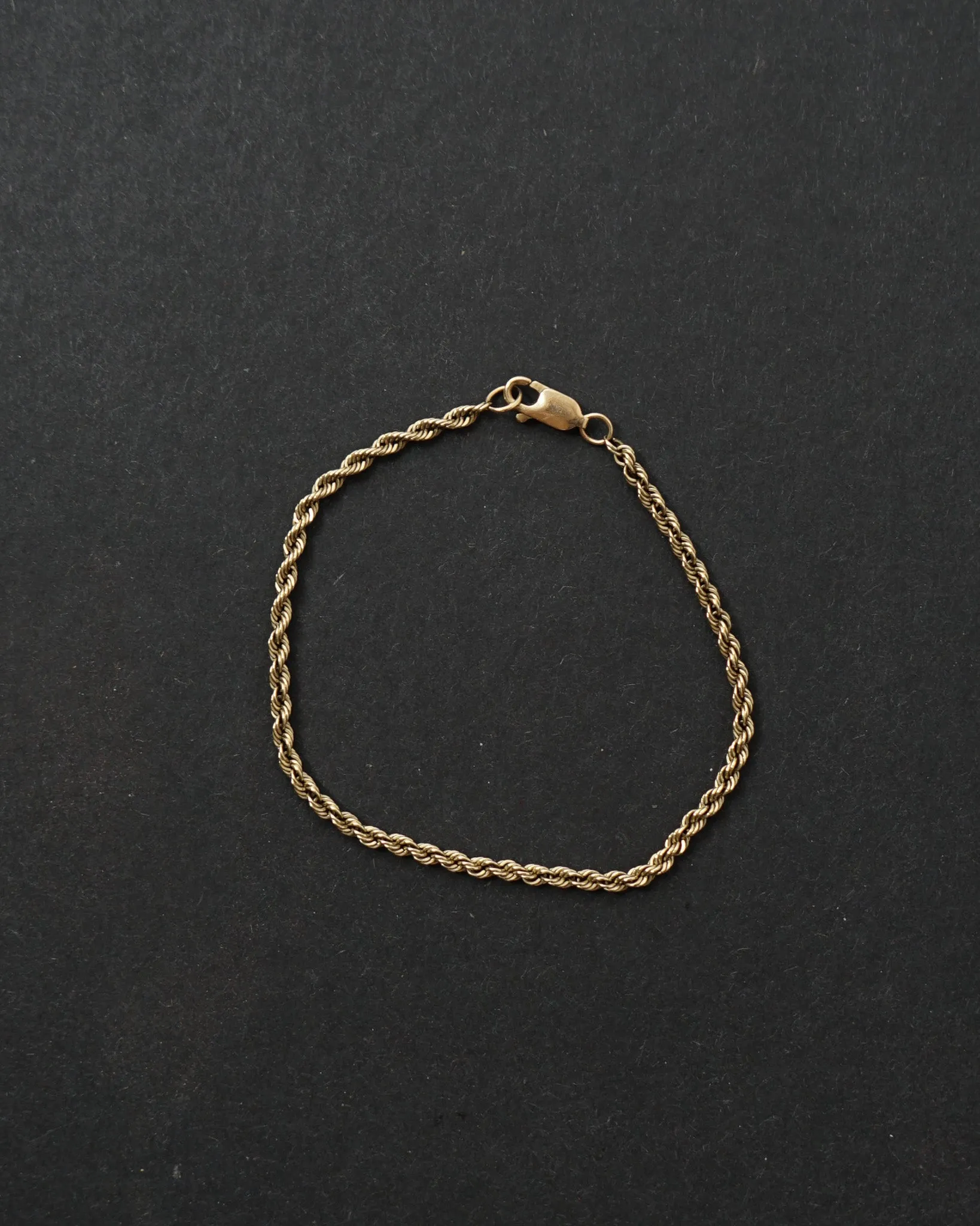 14k Gold Rope Chain Bracelet