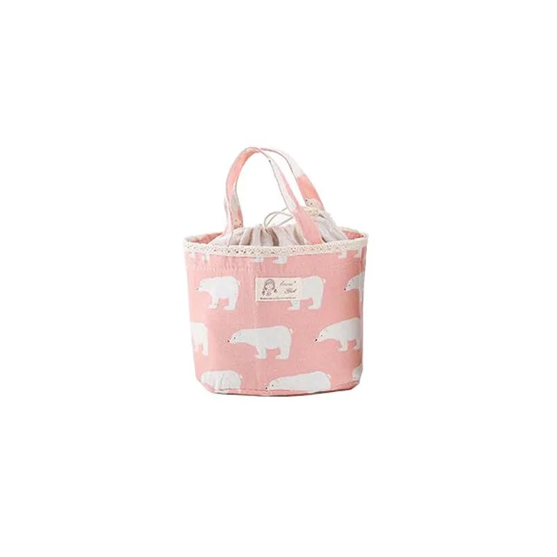 1pc Insulated Lunch Bag Kids Male Female Travel Picnic Outing Waterproof Storage Bag