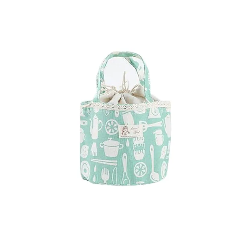 1pc Insulated Lunch Bag Kids Male Female Travel Picnic Outing Waterproof Storage Bag