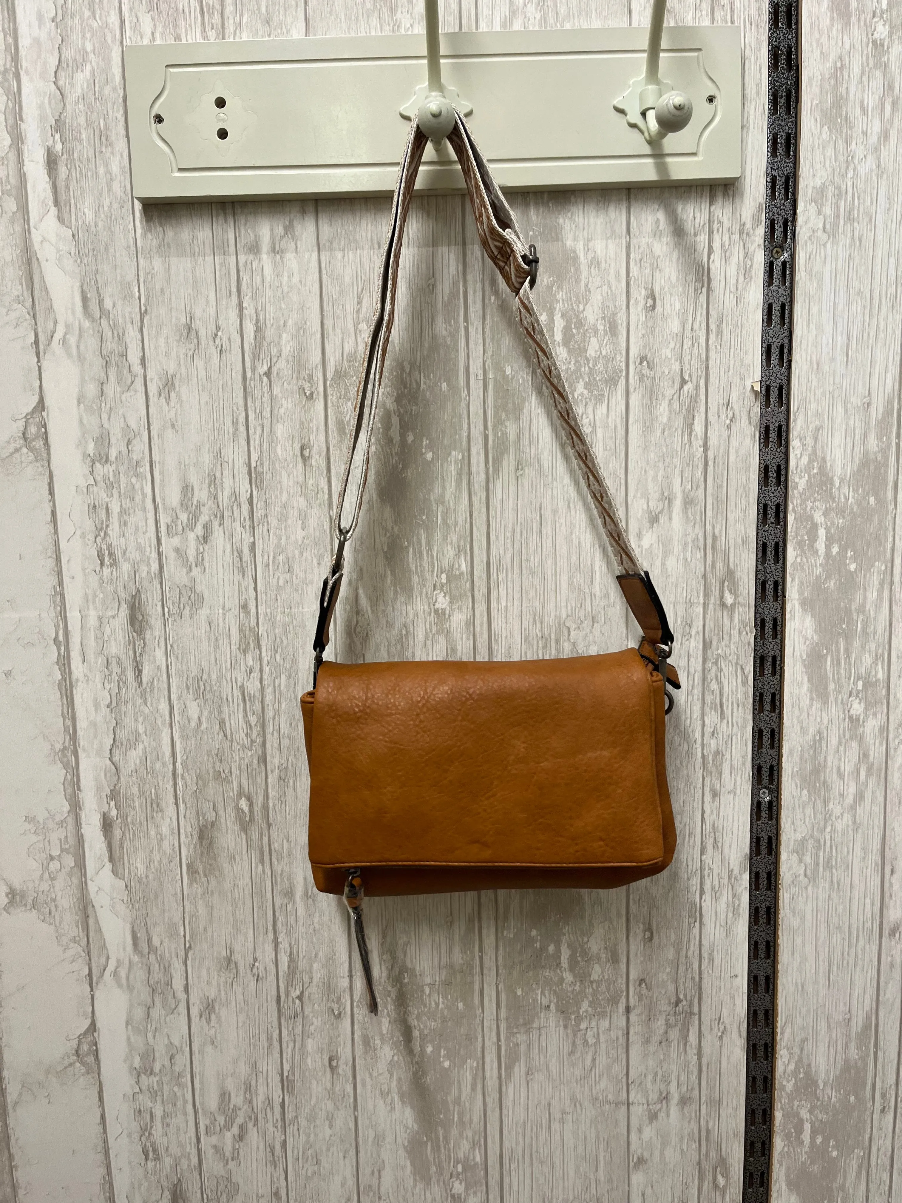 2 Strap Vegan Leather Flap Bag
