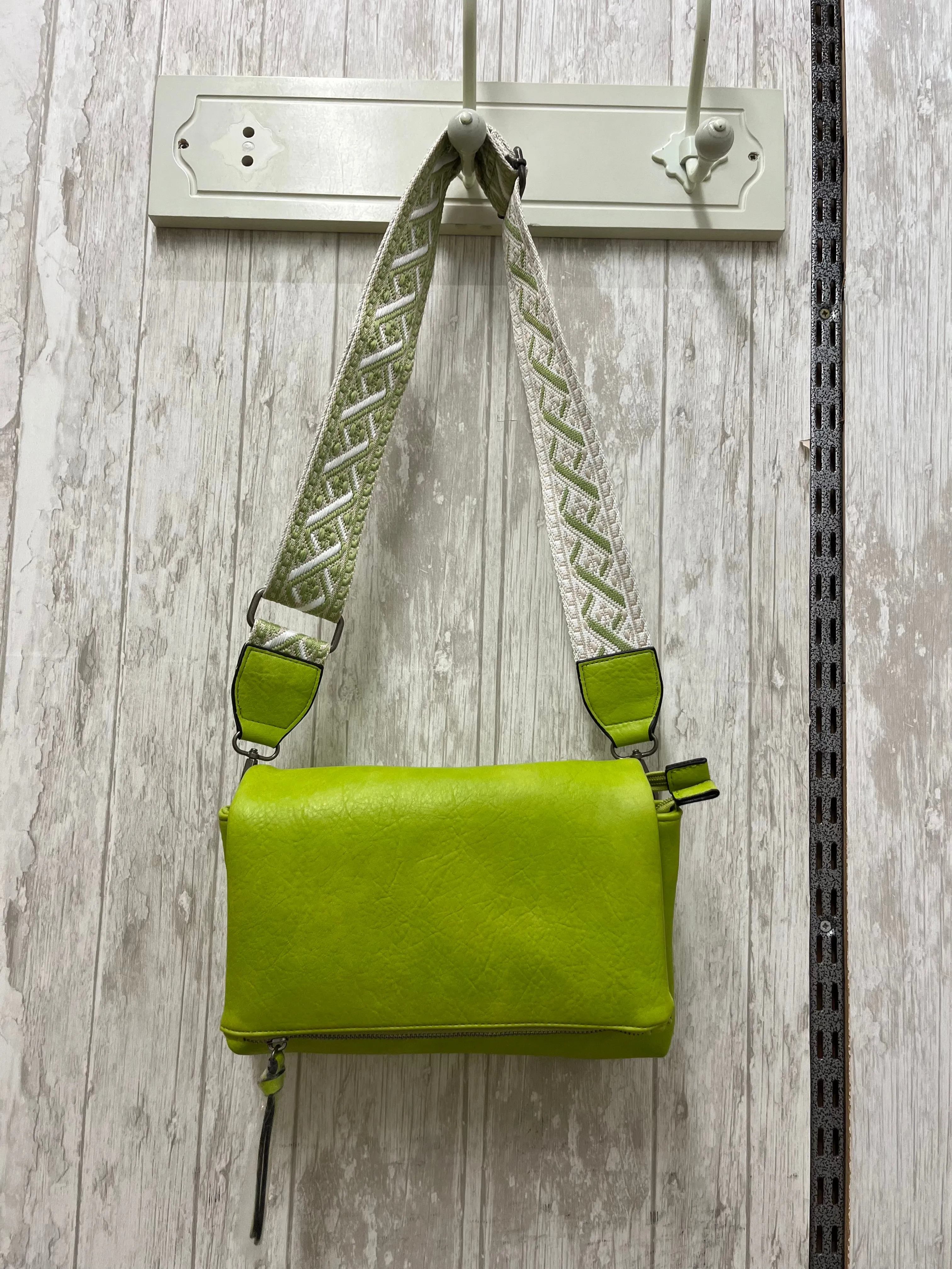 2 Strap Vegan Leather Flap Bag