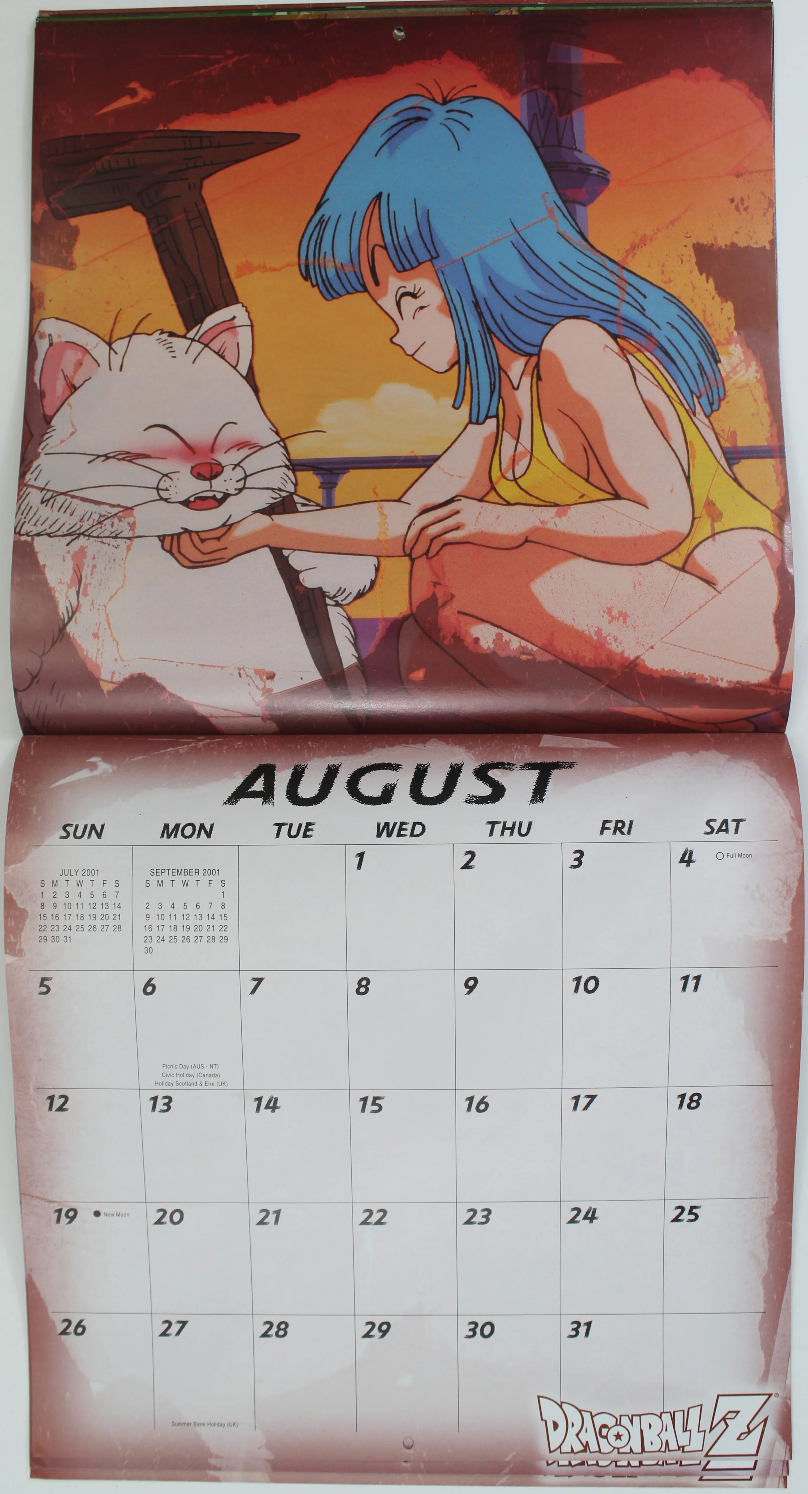 2001 Calendar