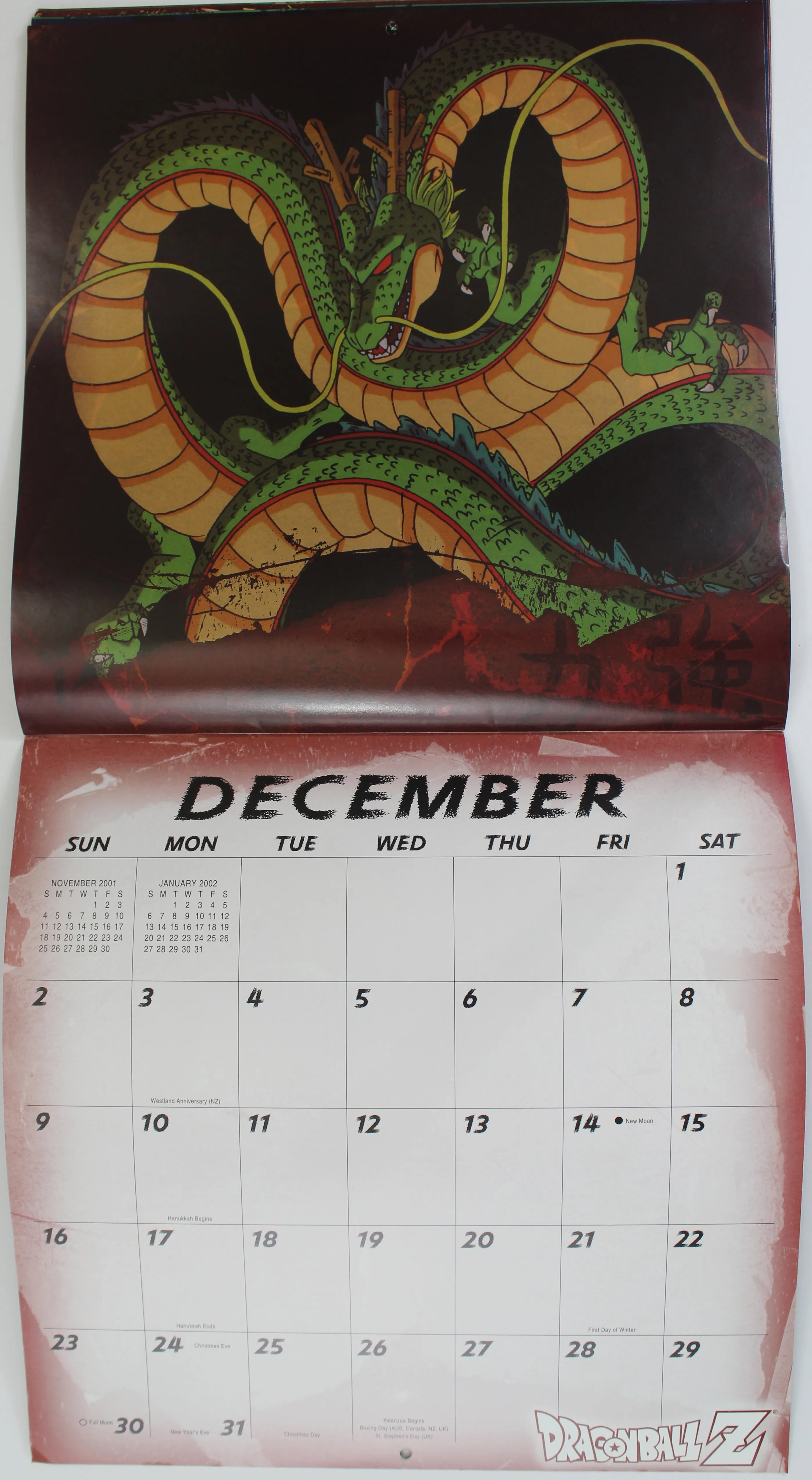 2001 Calendar