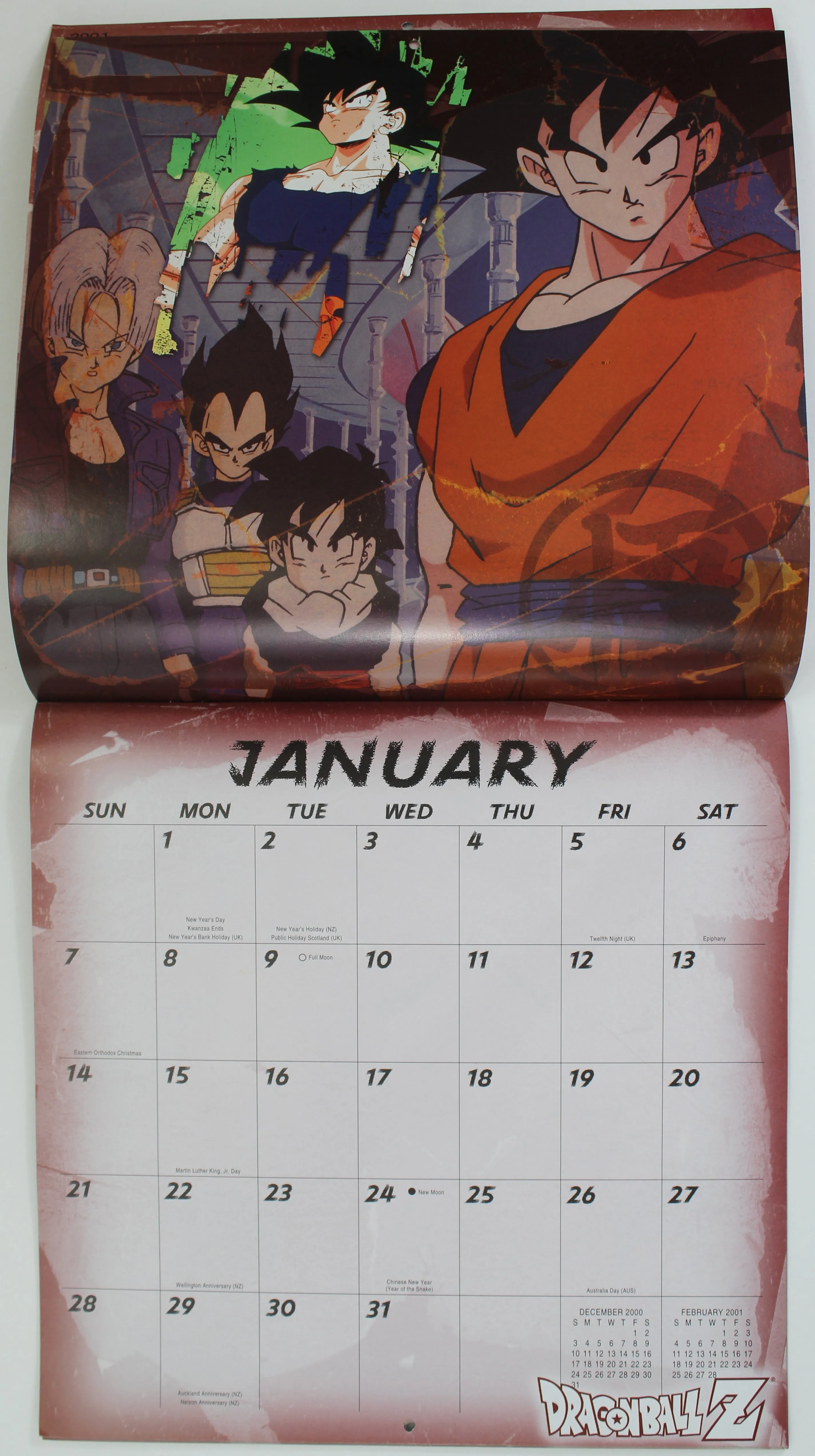 2001 Calendar
