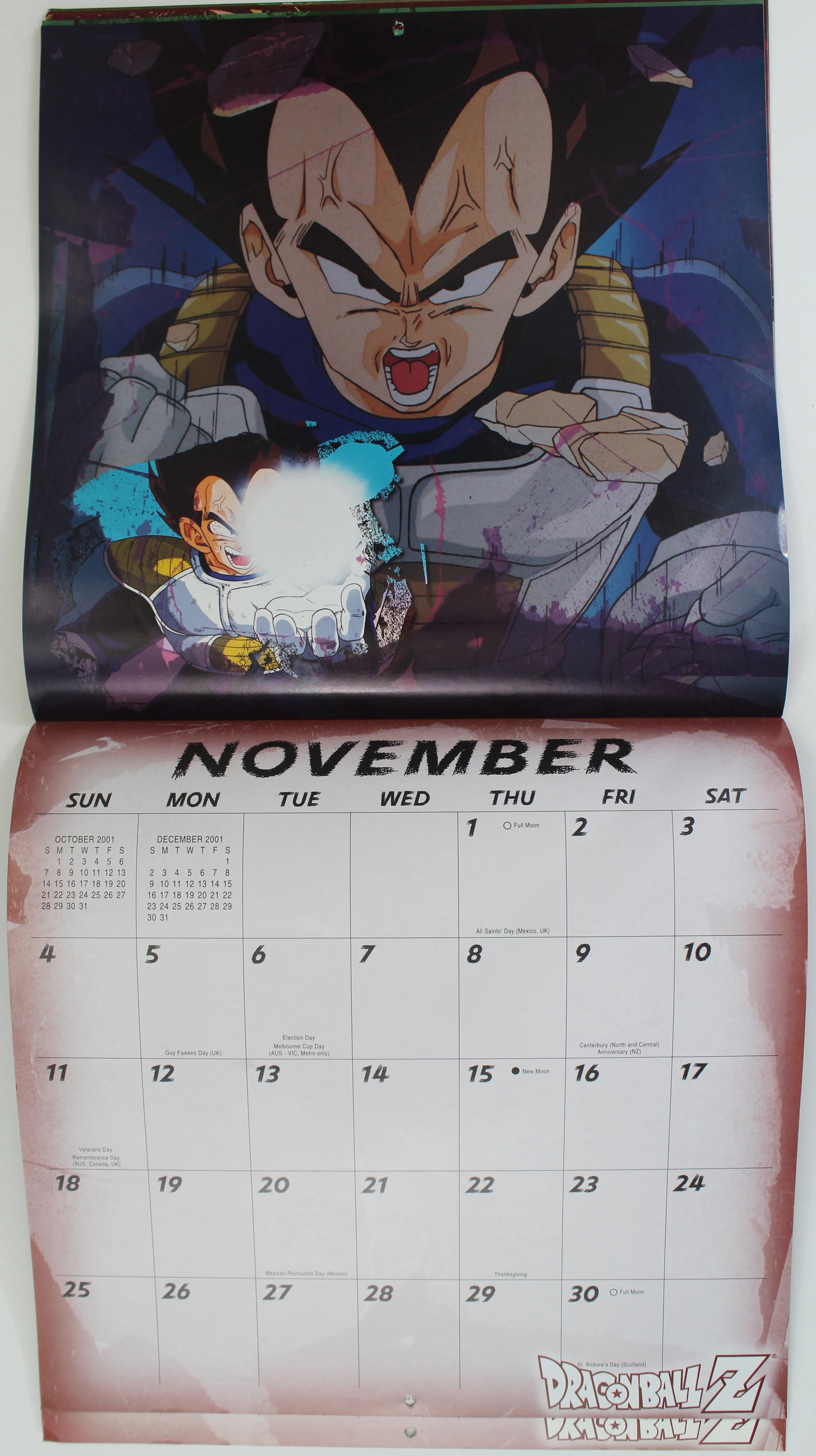 2001 Calendar
