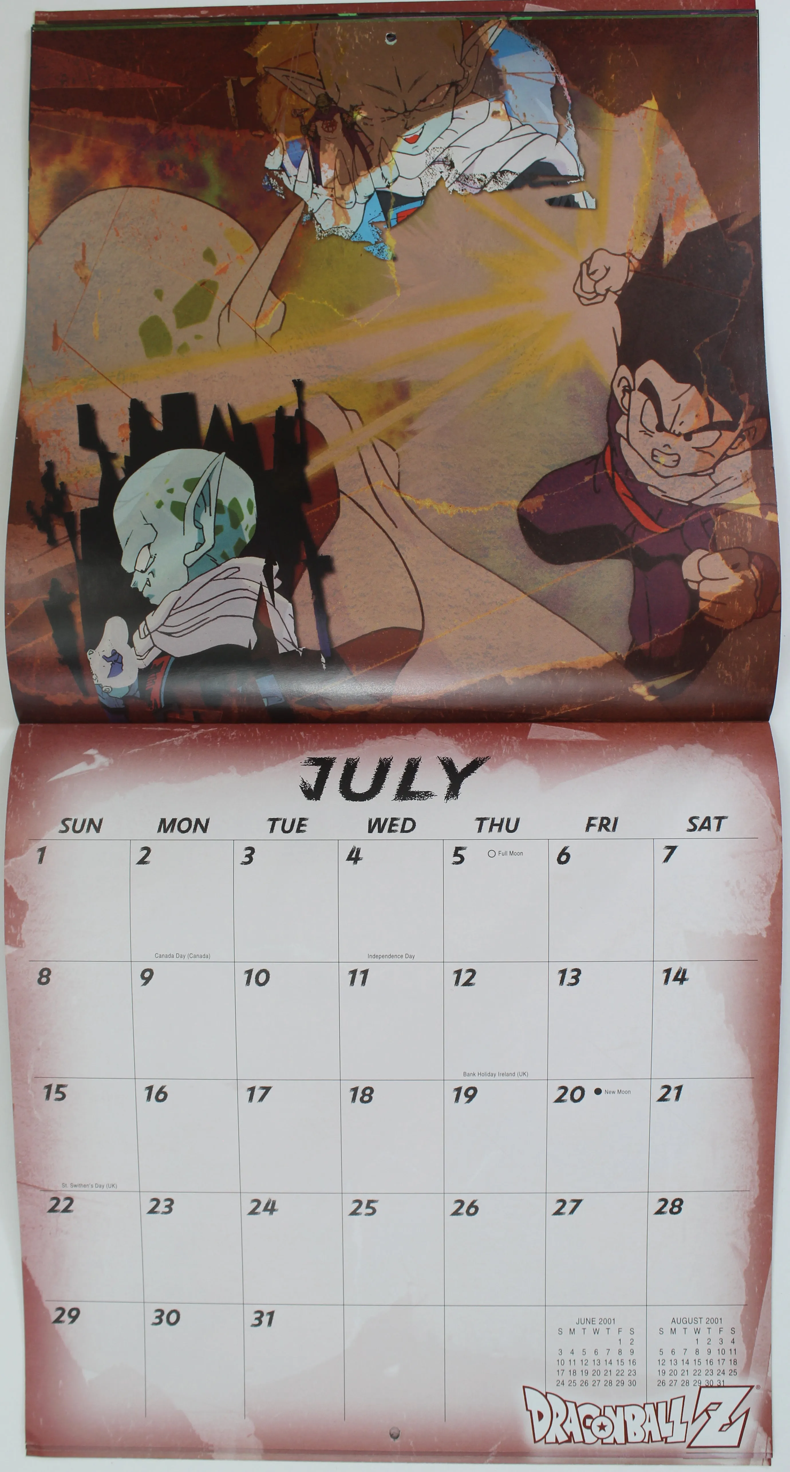 2001 Calendar