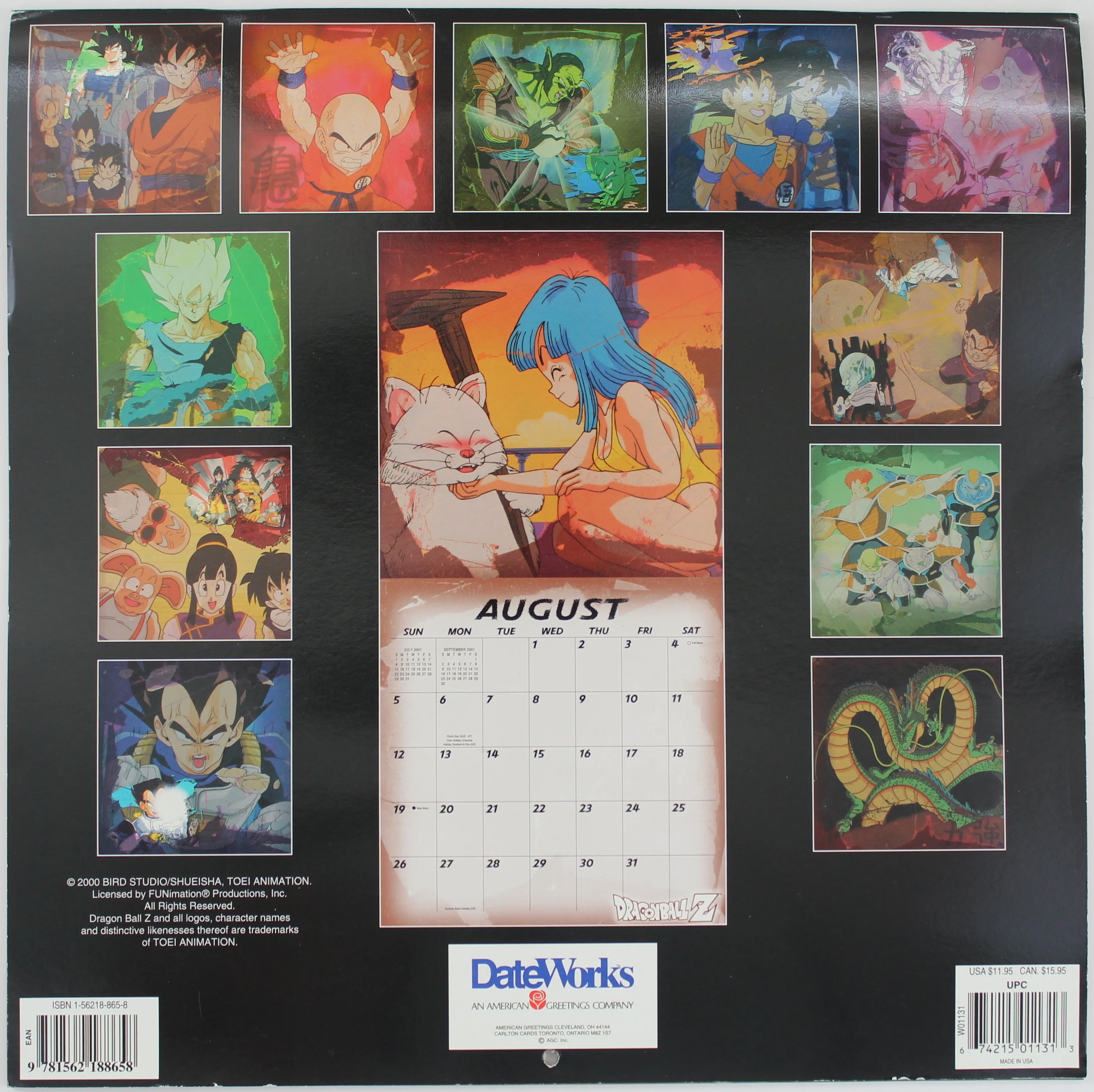 2001 Calendar
