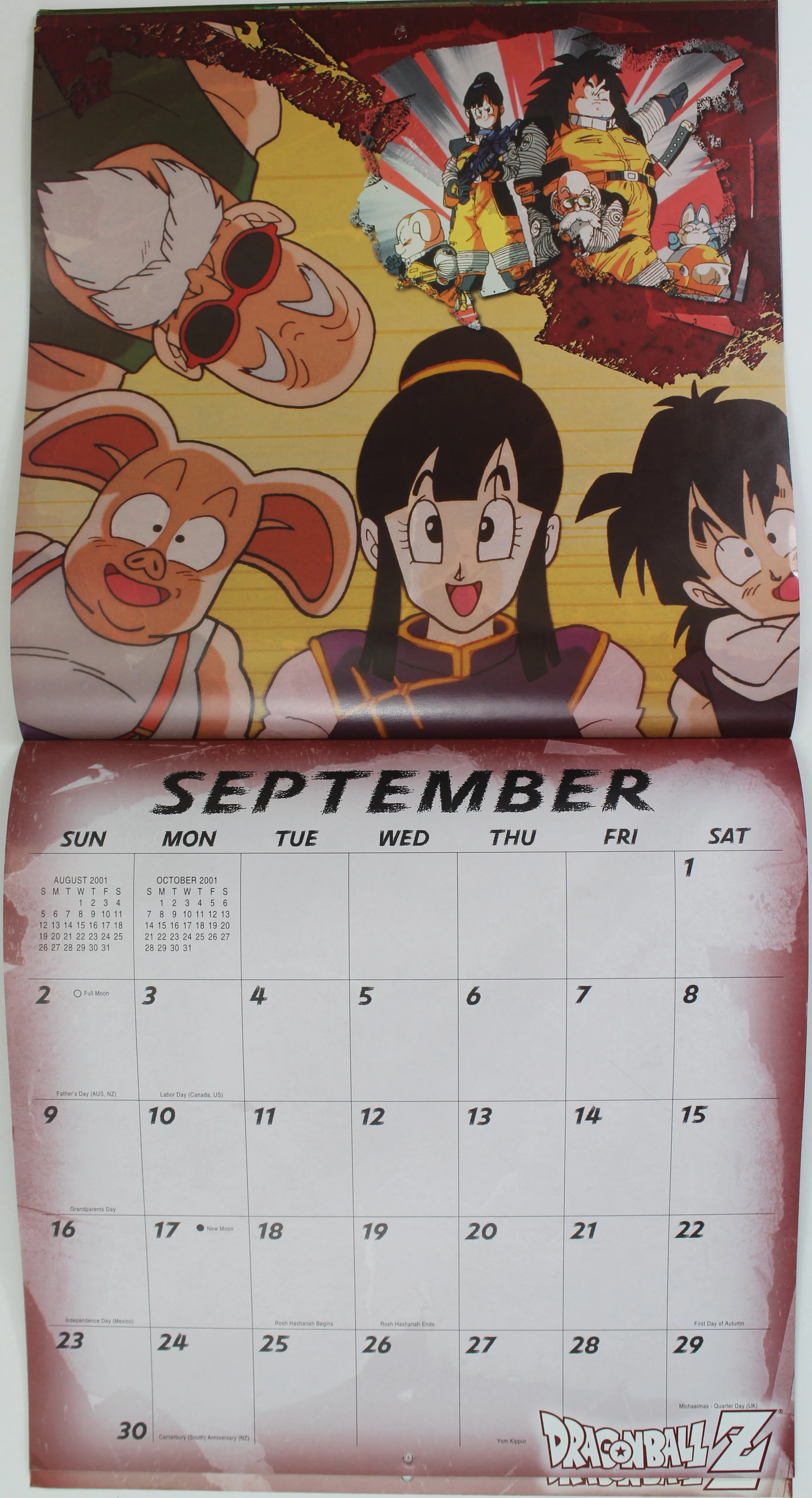 2001 Calendar
