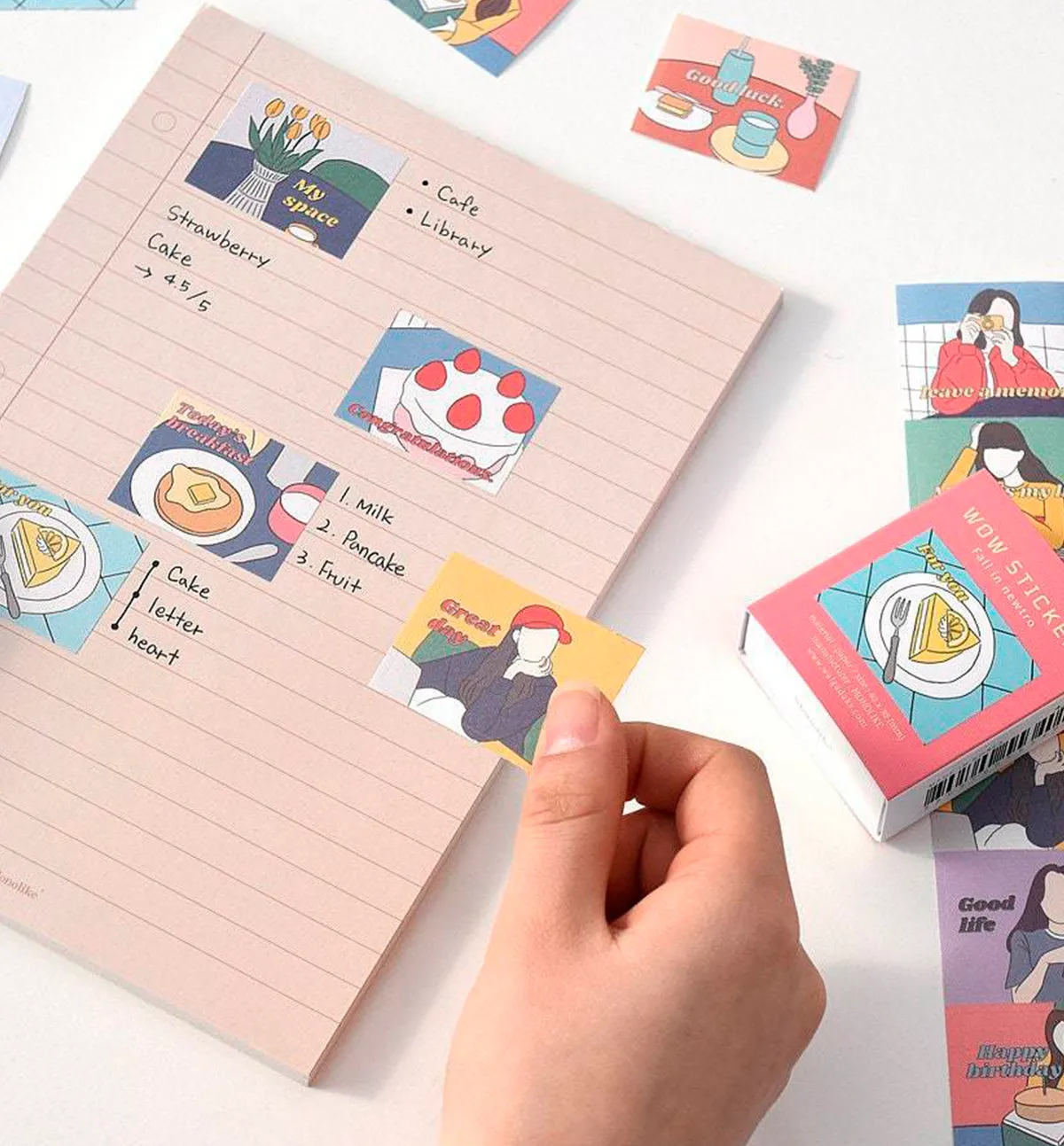 22 Wow Scrapbooking Sticker [Fall In Newtro]