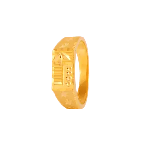 22KT Yellow Gold Ring For Men
