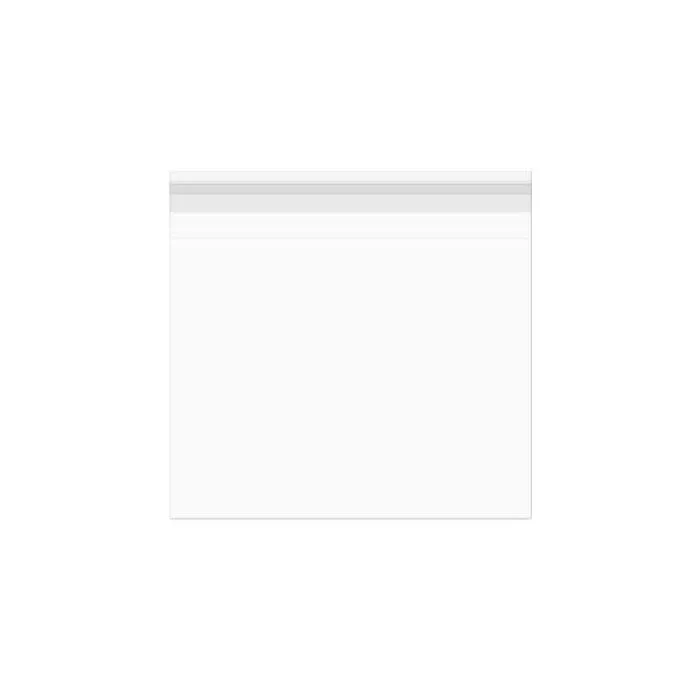 4 x 4 Self Seal Flat Clear Cookie Bag - 100 BAGS - 4 5/16" x 4 5/16"