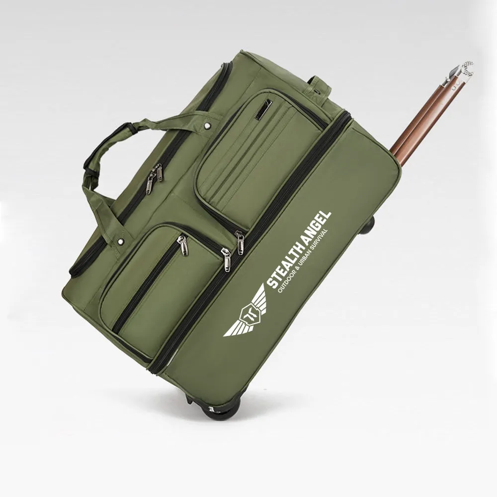 5 Person Rolling Duffle Bag Emergency Kit / Survival Bag (72 Hours) Stealth Angel Survival
