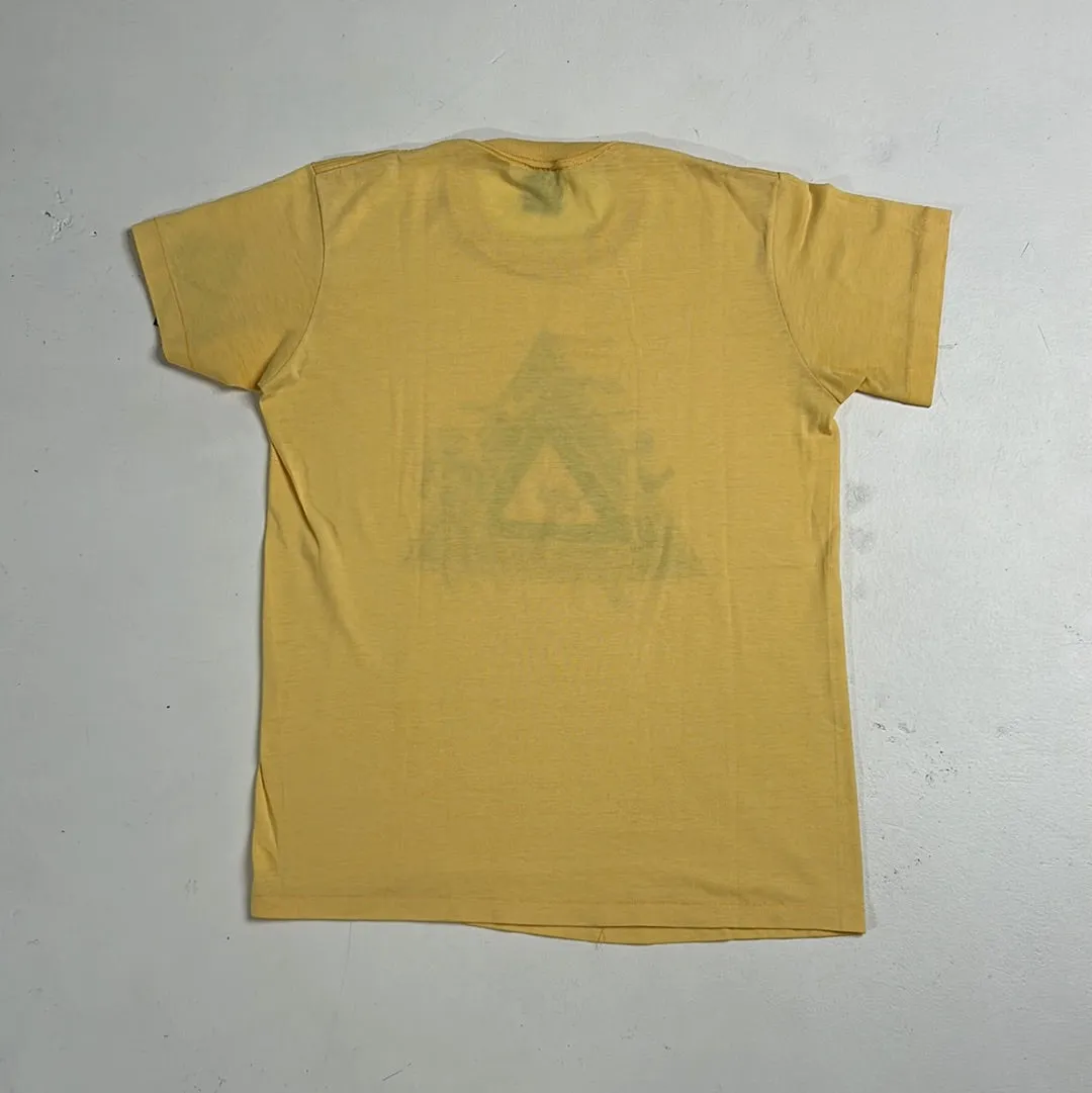80's Nike Triathlon Yellow Tee - V168