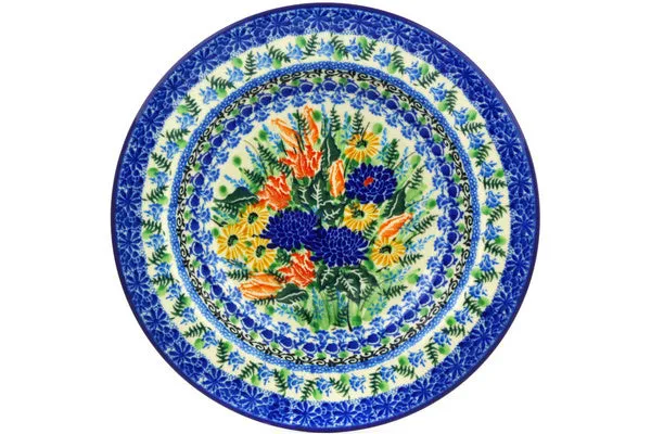 9" Pasta Bowl - Splendid Blue Bell
