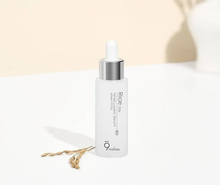 9wishes Rice 72% White Lucent Serum 50ml