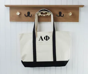 Alpha Phi Boat Tote