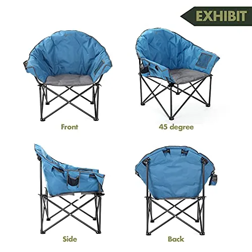 Arrowhead Outdoor Oversized Heavy-Duty Club Folding Camping Chair