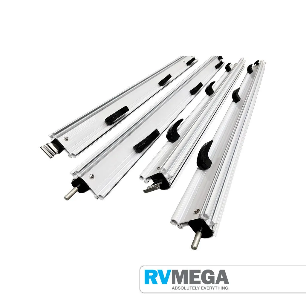 Awning Flap Eliminator Kit - Large White - 230 to 240cm