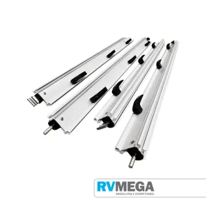 Awning Flap Eliminator Kit - Large White - 230 to 240cm