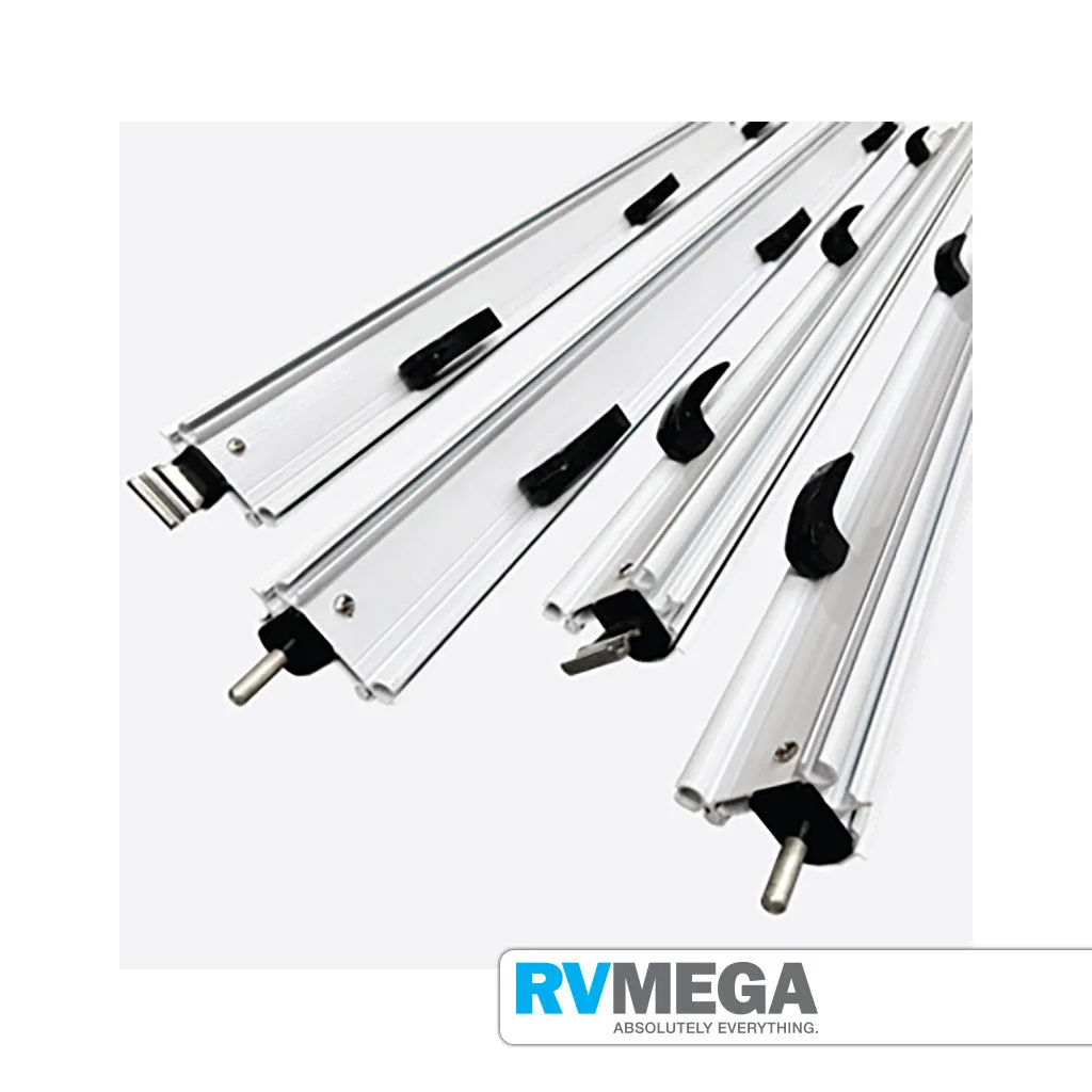 Awning Flap Eliminator Kit - Large White - 230 to 240cm