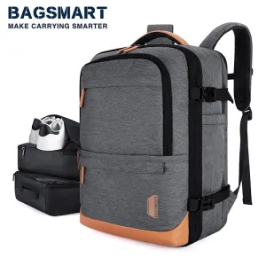 BAGSMART 40L Travel Backpack Expandable 17.3 inch Laptop Bag Waterproof Multifunctional School Business Bag luggage Bags