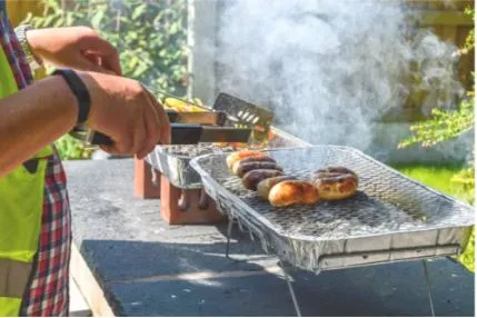 Bar-Be-Quick FSC Party Barbecue One Time Grill for 8-10 people
