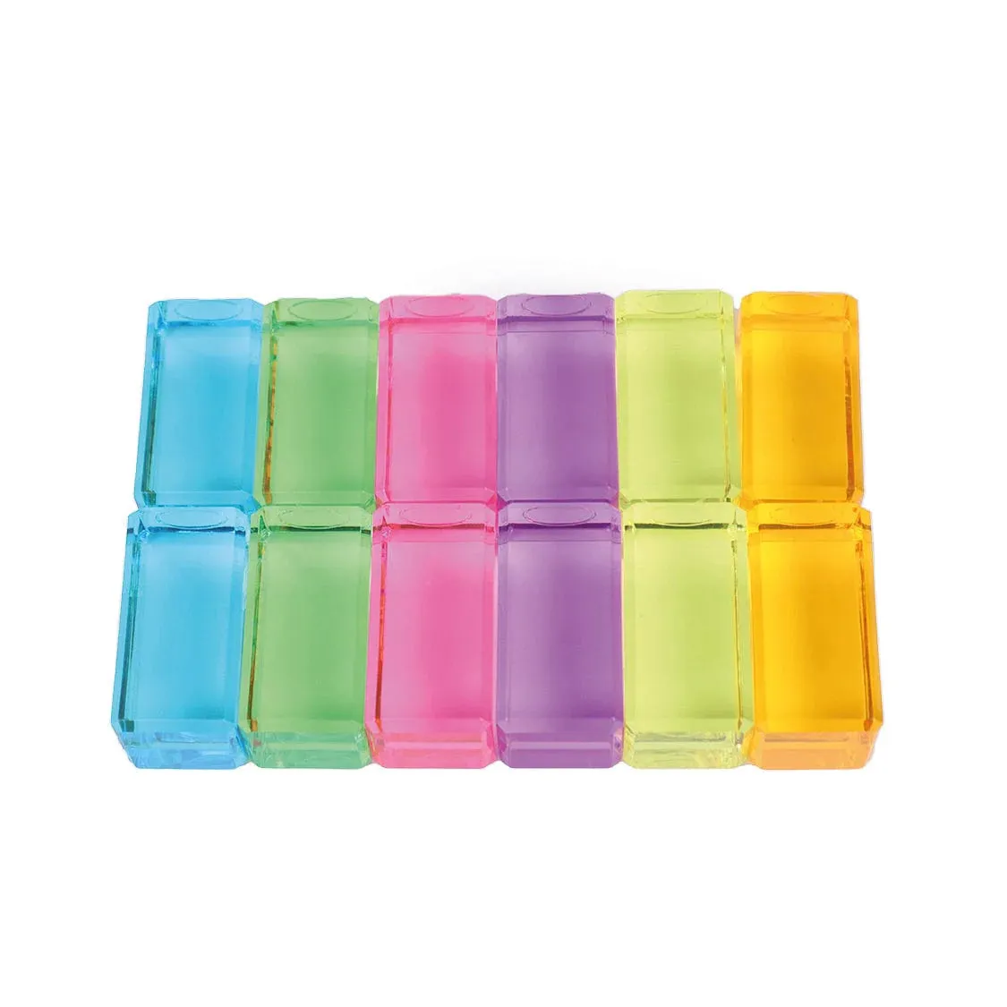 Bauspiel Luminous Blocks Pastel 12 Piece 3yrs 