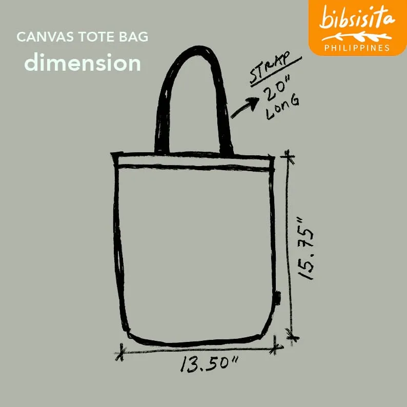 Bibsisita Canvas Tote Bag- YAWN