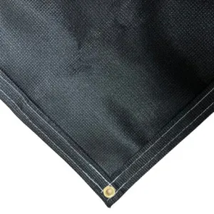 Black 86% Super Shade Mesh Tarp 6' x 16'