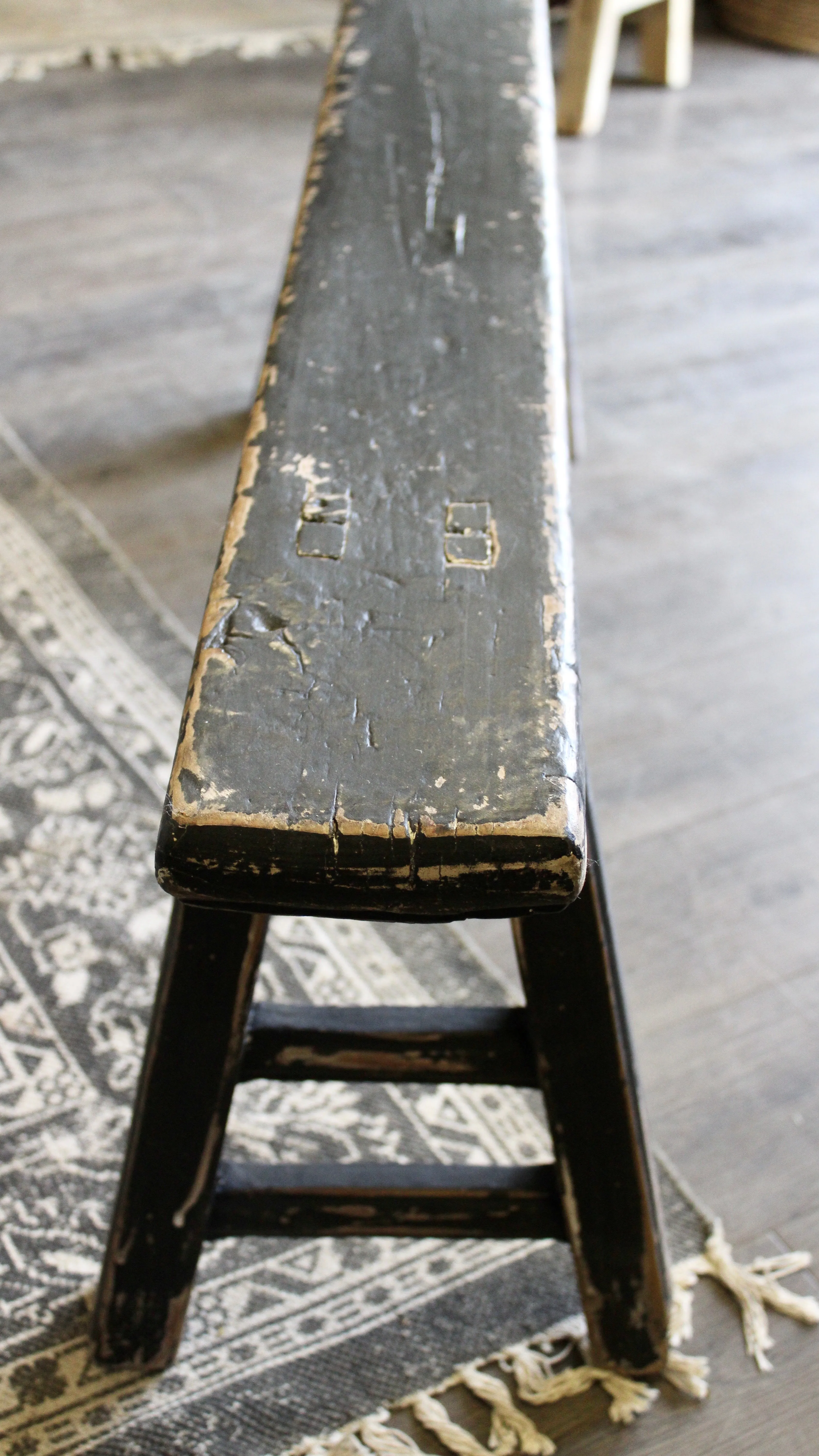 Black Vintage Bench