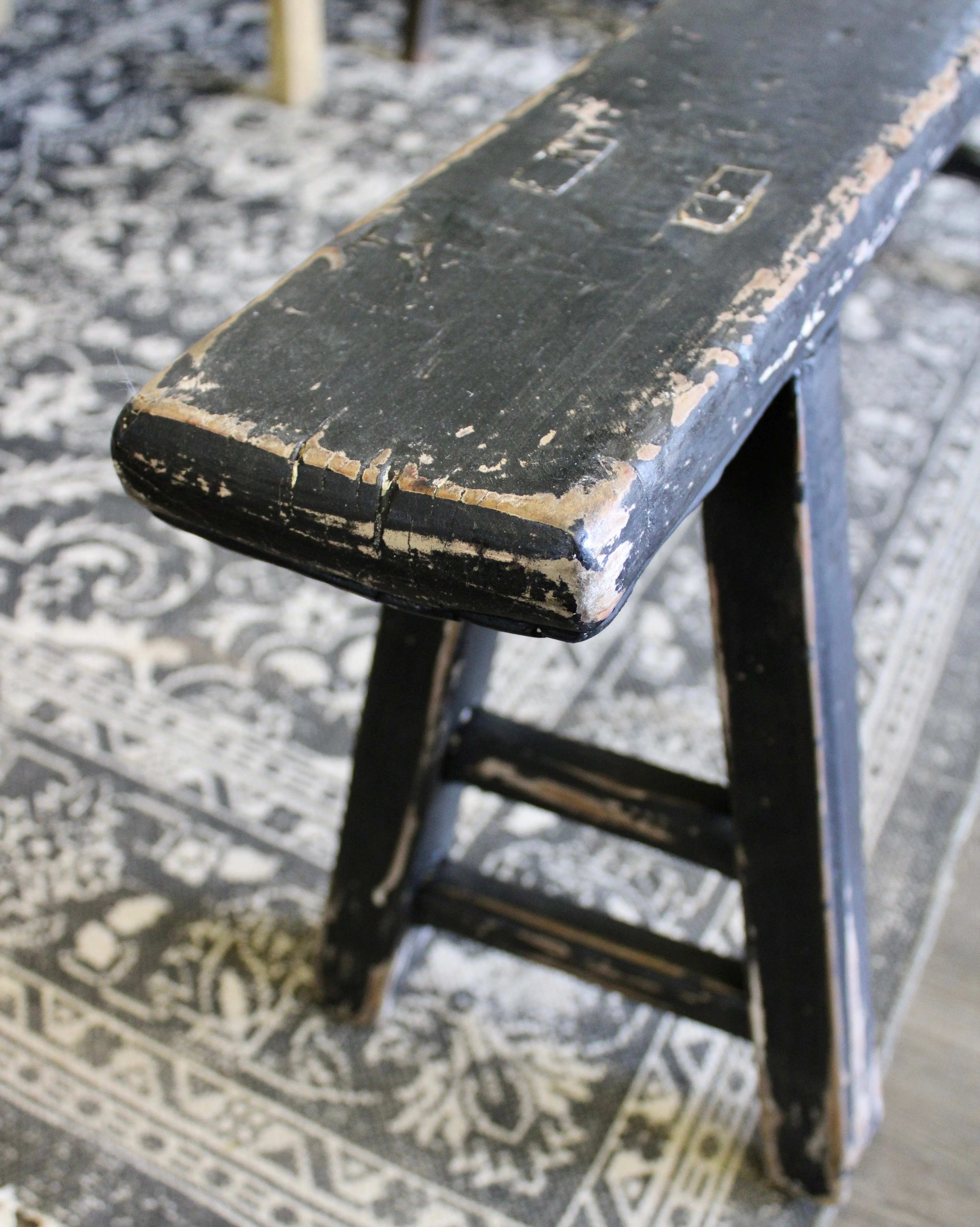 Black Vintage Bench