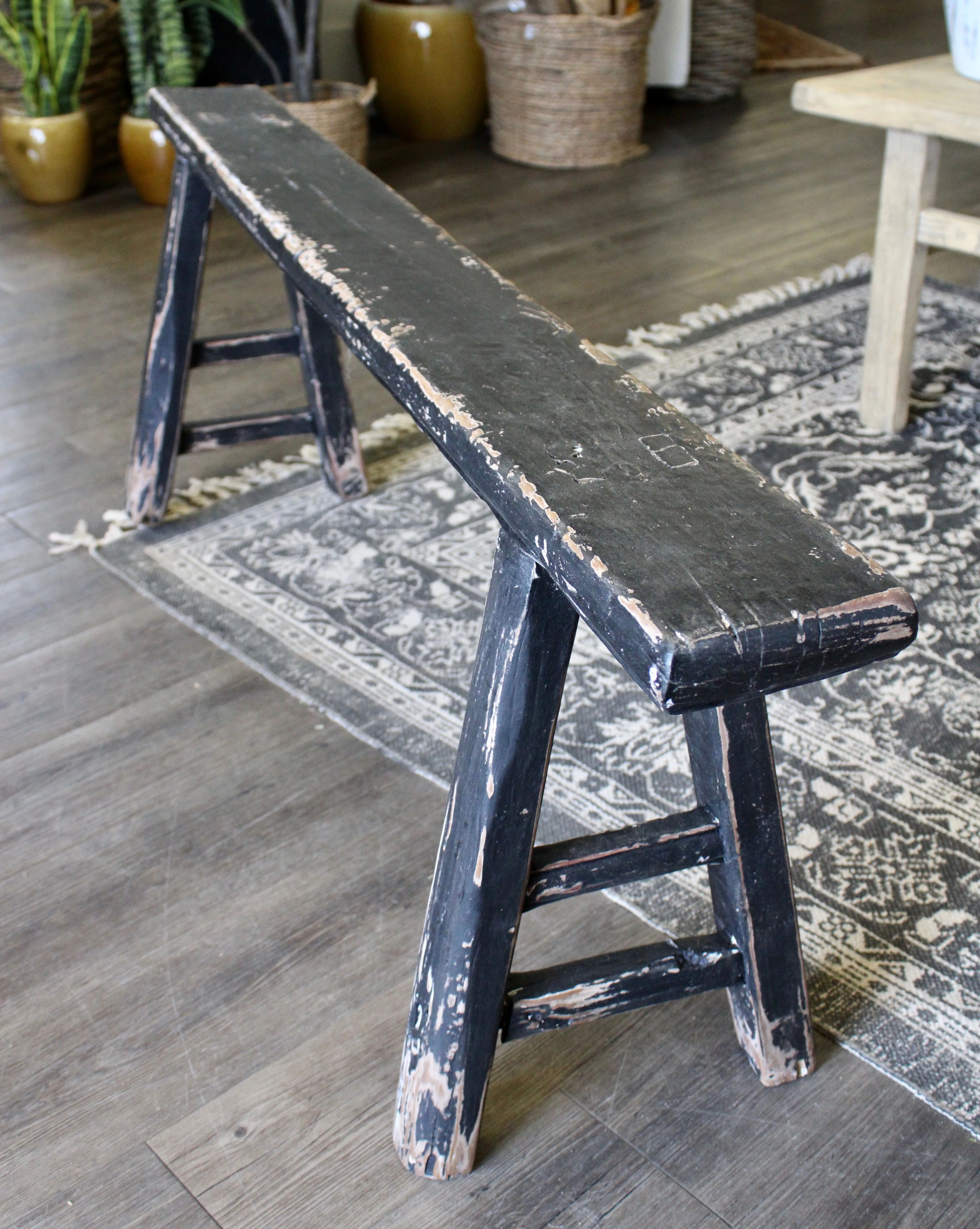 Black Vintage Bench