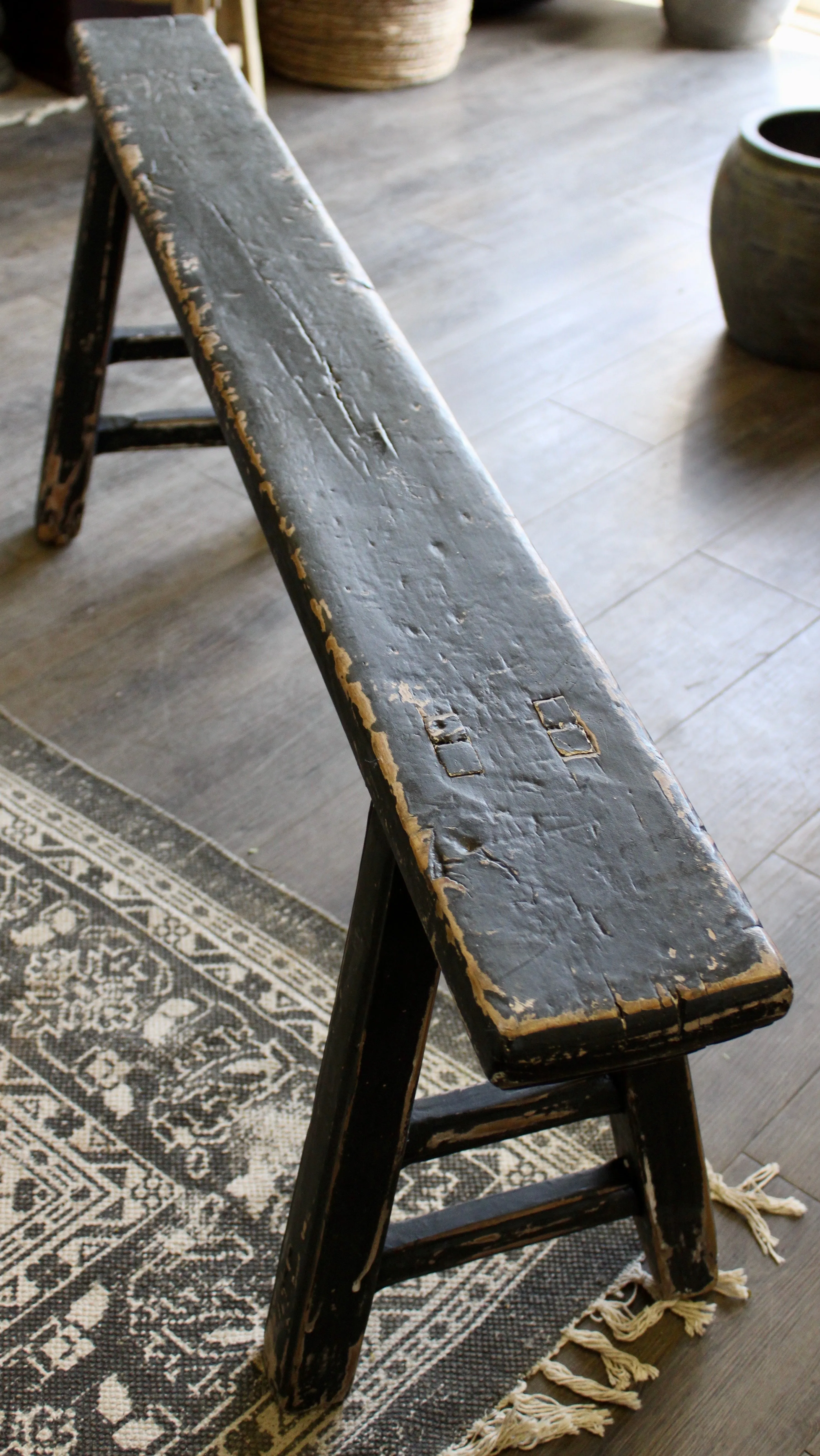 Black Vintage Bench
