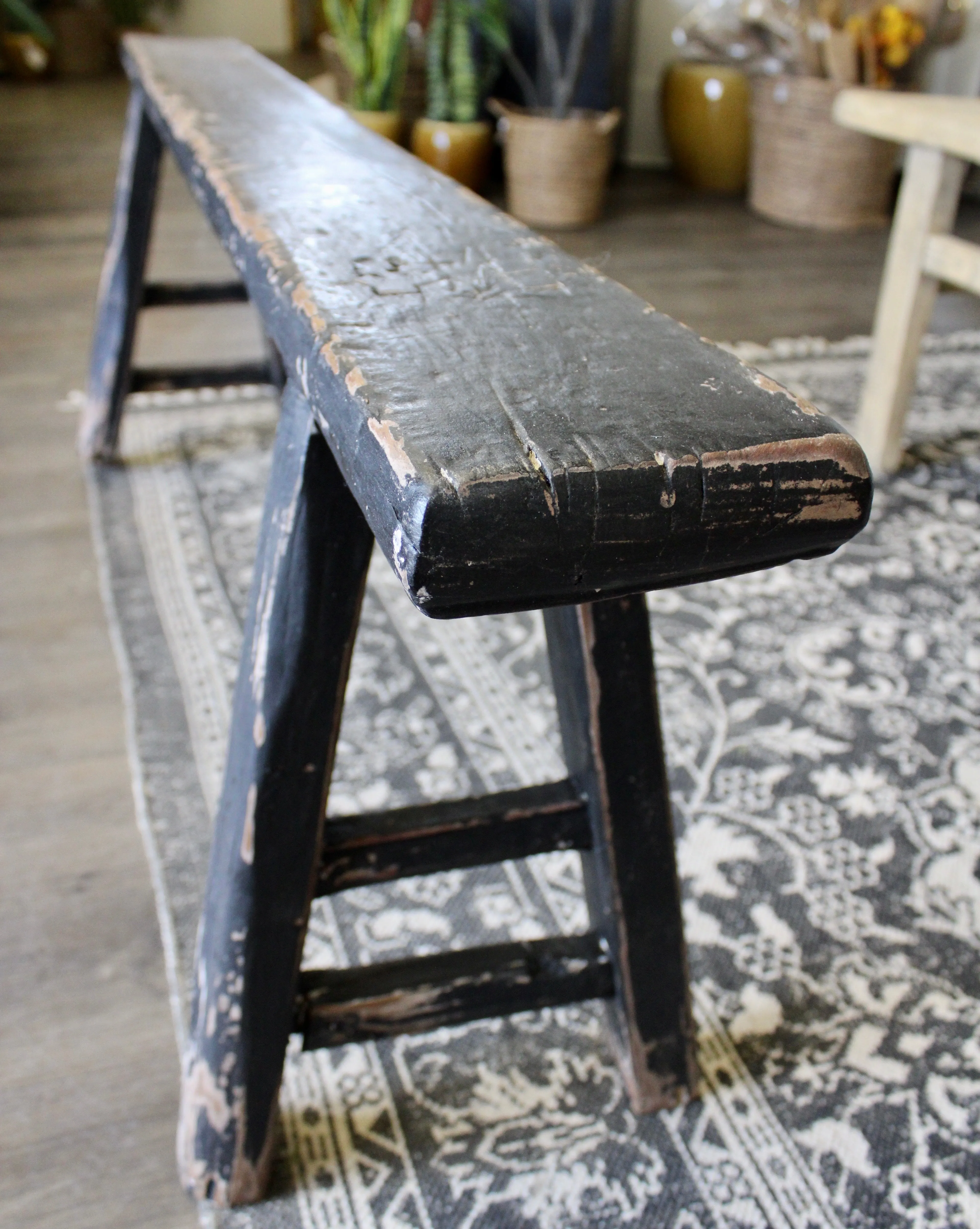 Black Vintage Bench
