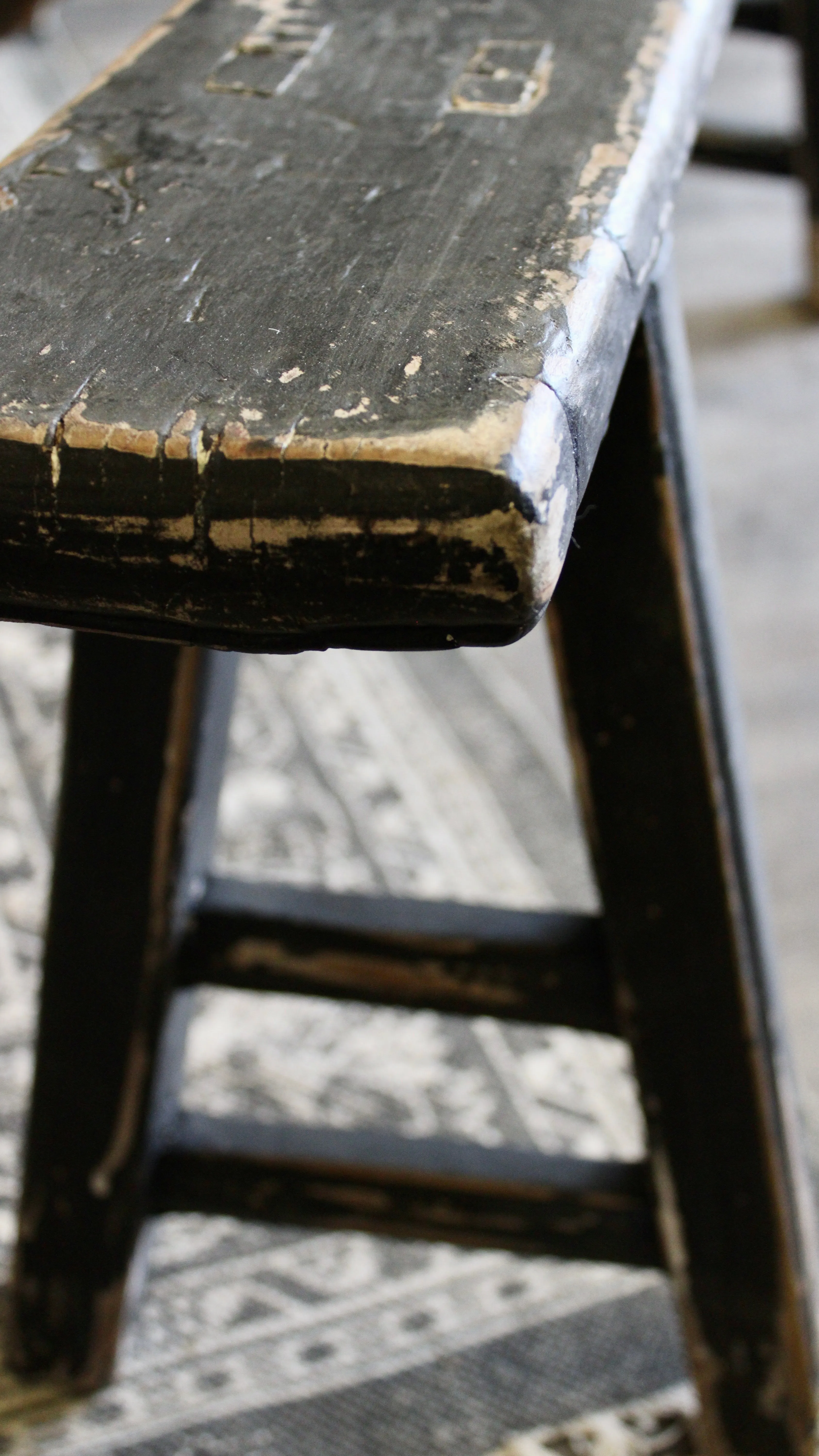 Black Vintage Bench