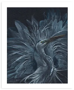 Boasting Blue - Fine Art Print