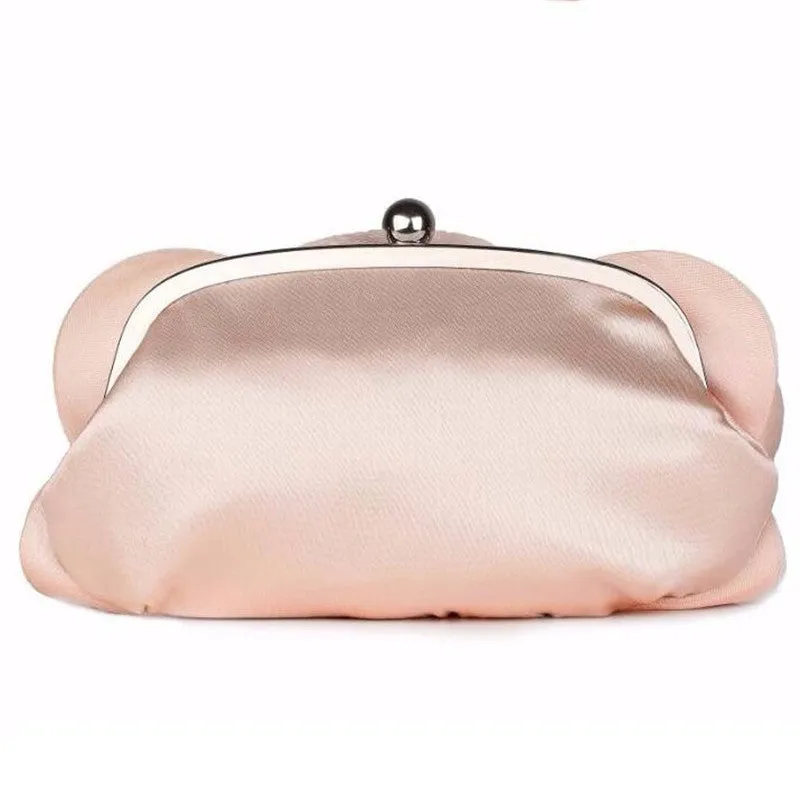 Bold Rose Detail Clutch