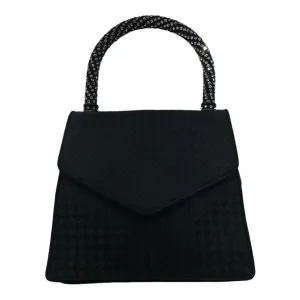 BOTTEGA VENETA/Hand Bag/Cotton/BLK/STUDDED HANDLE